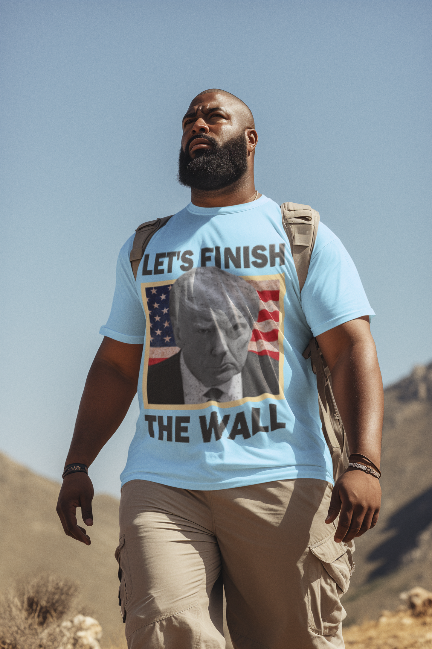 Unisex Tee-Let's Finish The Wall