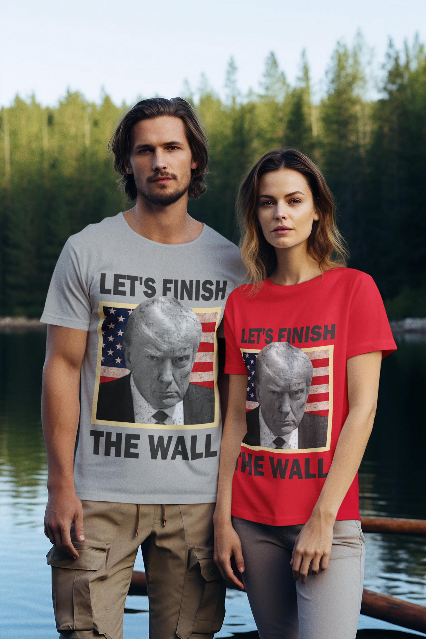 Unisex Tee-Let's Finish The Wall