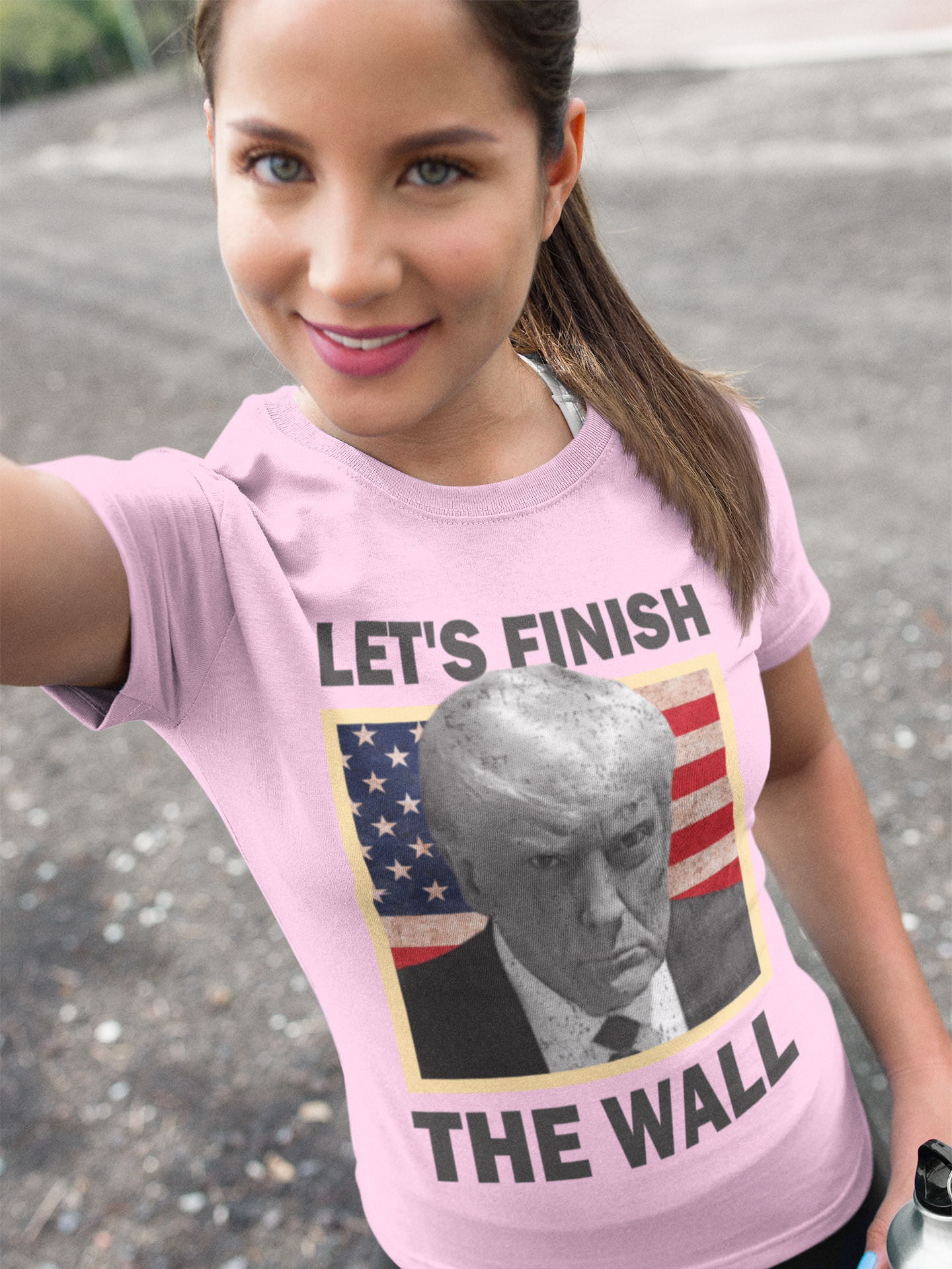 Unisex Tee-Let's Finish The Wall